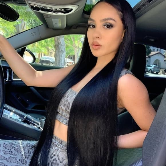Black Straight Lace Front Wig - Thumbnail 2