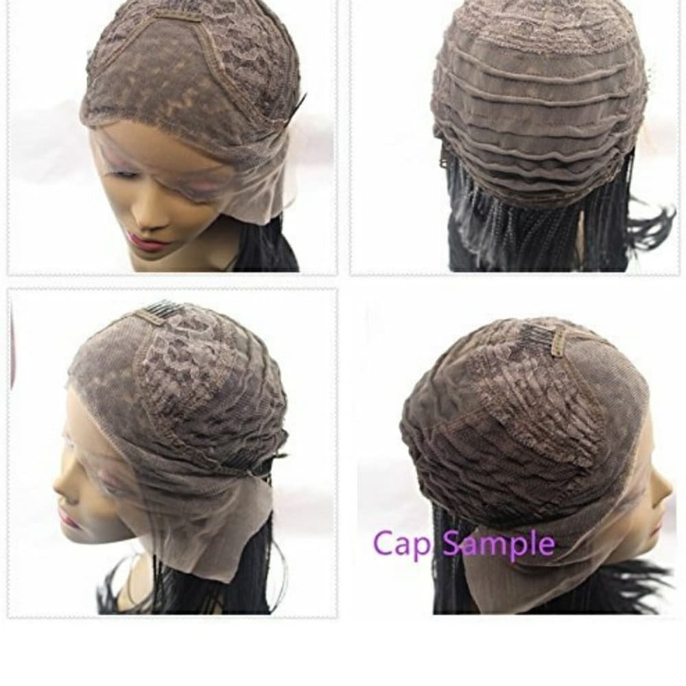 White Platinum Blonde Lace Front Wig - Thumbnail 6