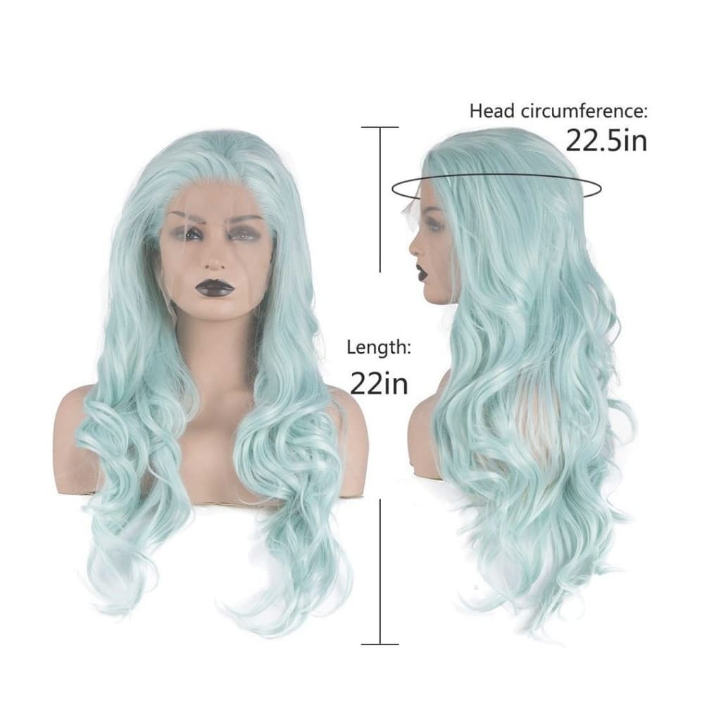Mint Green Beauty Lace Front Wig
