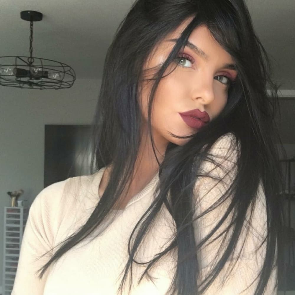 Dark Brown Straight Beauty LaceFront Wig Wig 22-24 - Thumbnail 6
