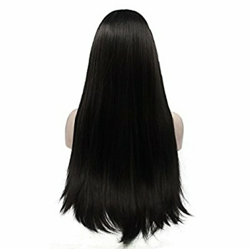 Dark Brown Straight Beauty LaceFront Wig Wig 22-24