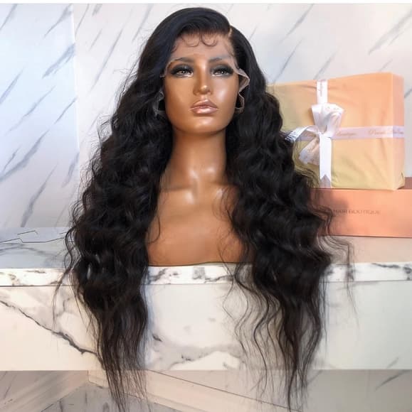 Virgin Bodywave Human Hair Lace Front Wig - Thumbnail 2