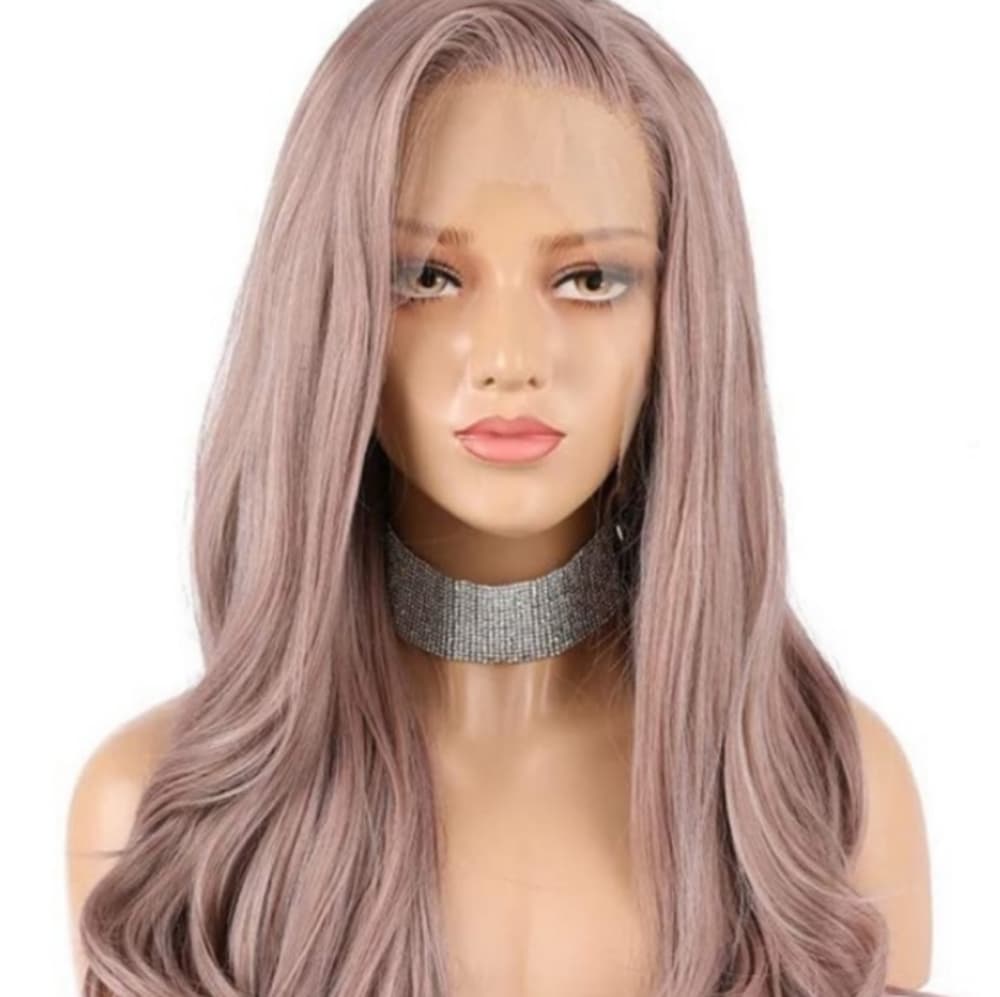 Ash Purple Lace Front Wig