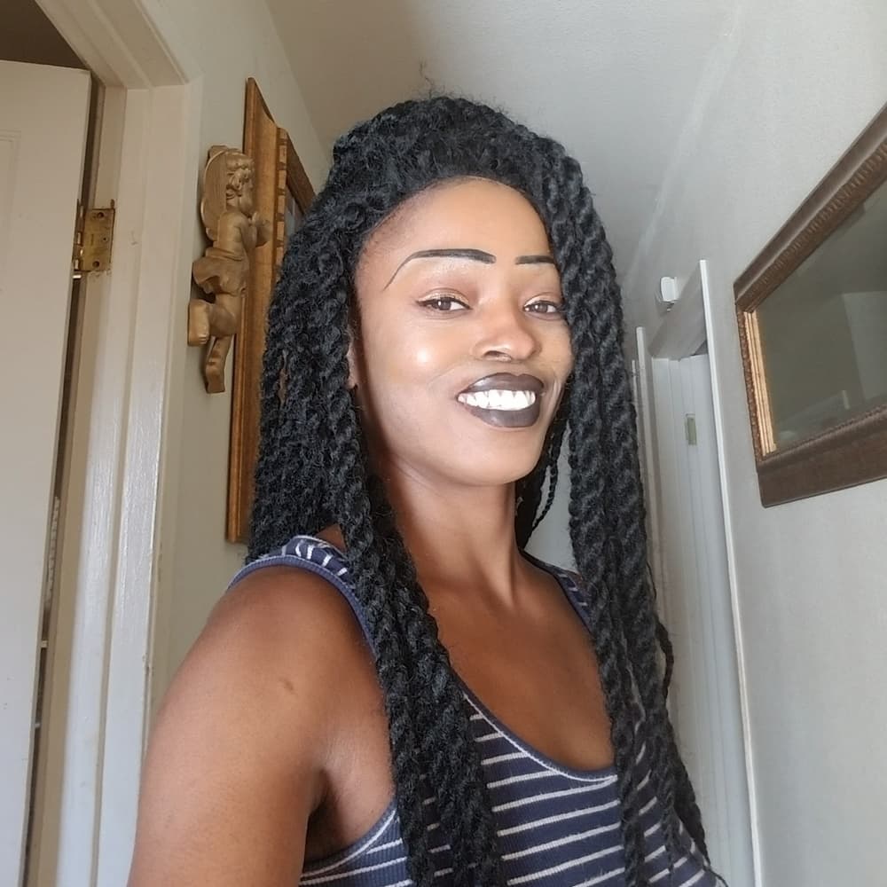 Used Braid Lace Front Wig