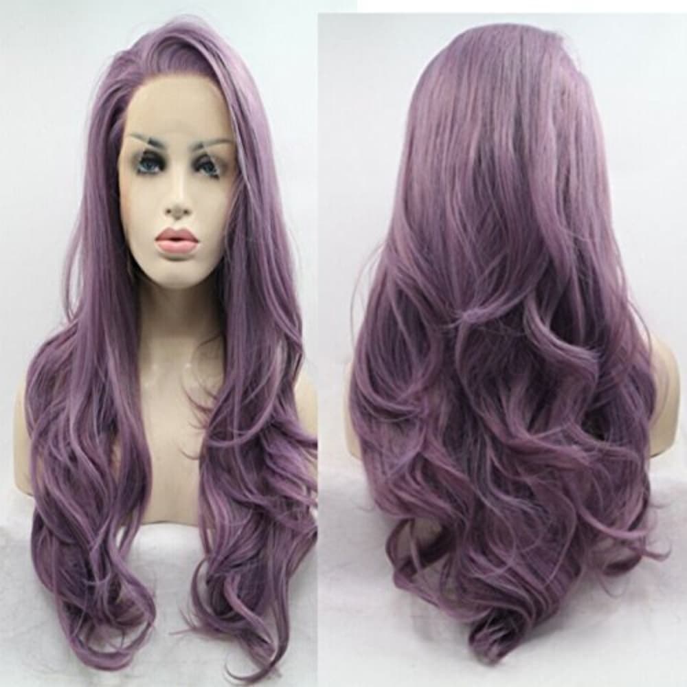 Purple Beauty Lace Front Wig - Thumbnail 3