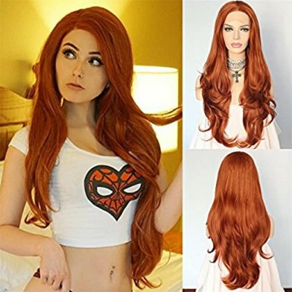 Auburn Red Beauty Lace Front Wig - Thumbnail 2