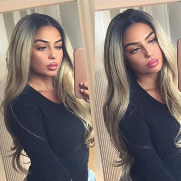 Ombre Blonde Beauty LaceFront Wig - Thumbnail 2