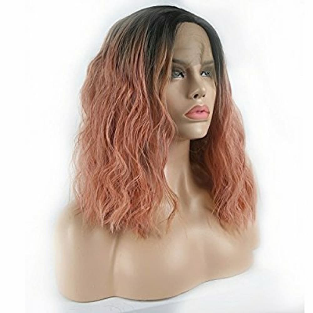 1b/Pink LaceFront Wig - Thumbnail 2