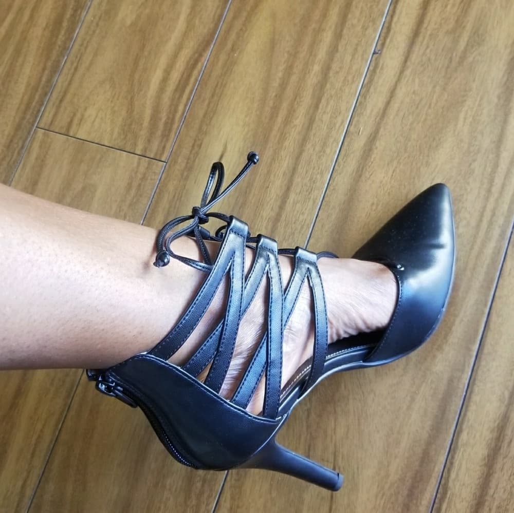 Black Beauty Exotic High heels - Thumbnail 2
