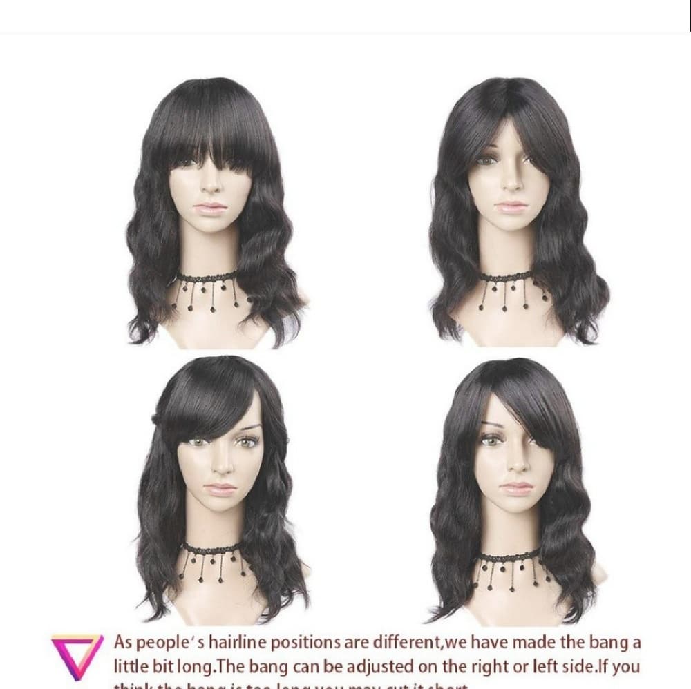 Virgin Brazilian Human Hair Full Wig - Thumbnail 2