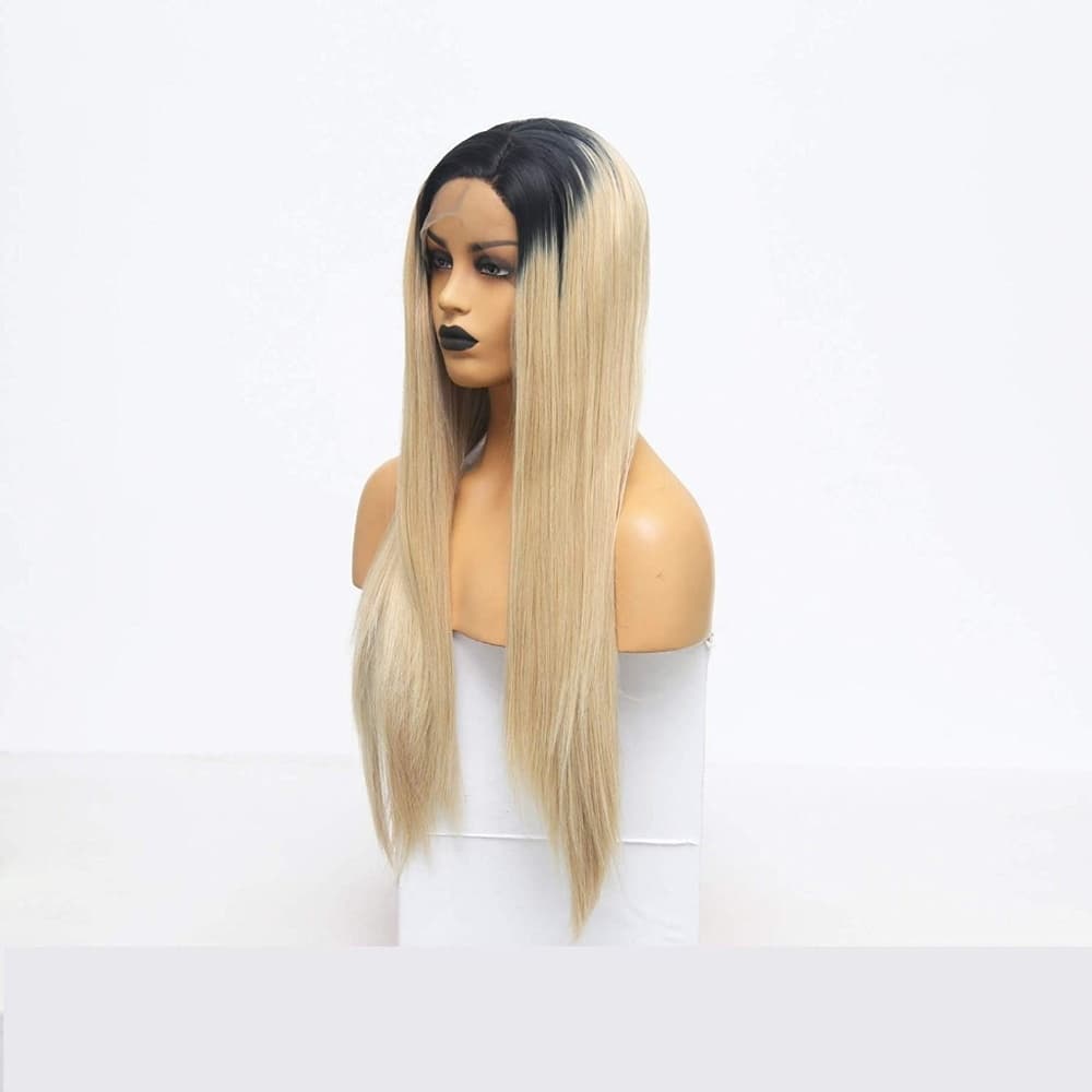 Ombre Blonde Beauty Lace Front Wig - Thumbnail 4