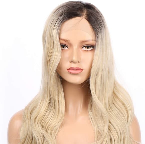 Ombre Blonde Lace Front Wig - Thumbnail 6