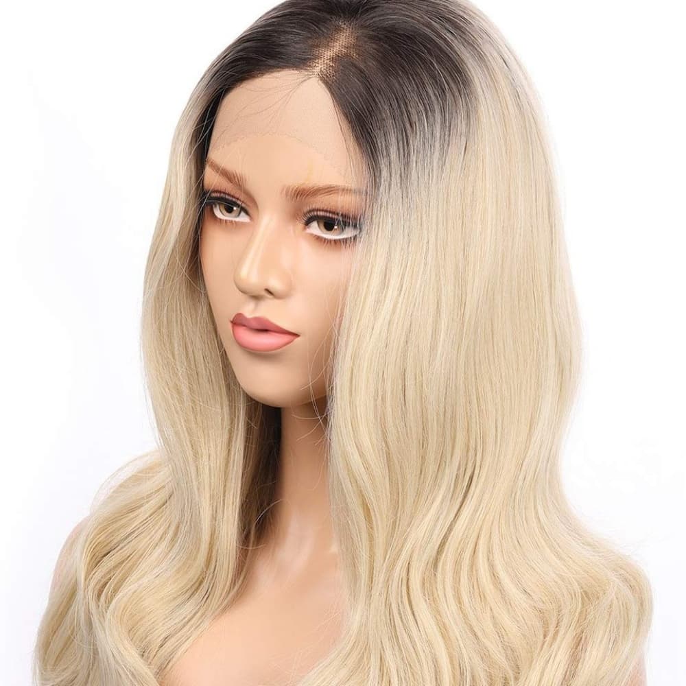 Ombre Blonde Lace Front Wig - Thumbnail 4