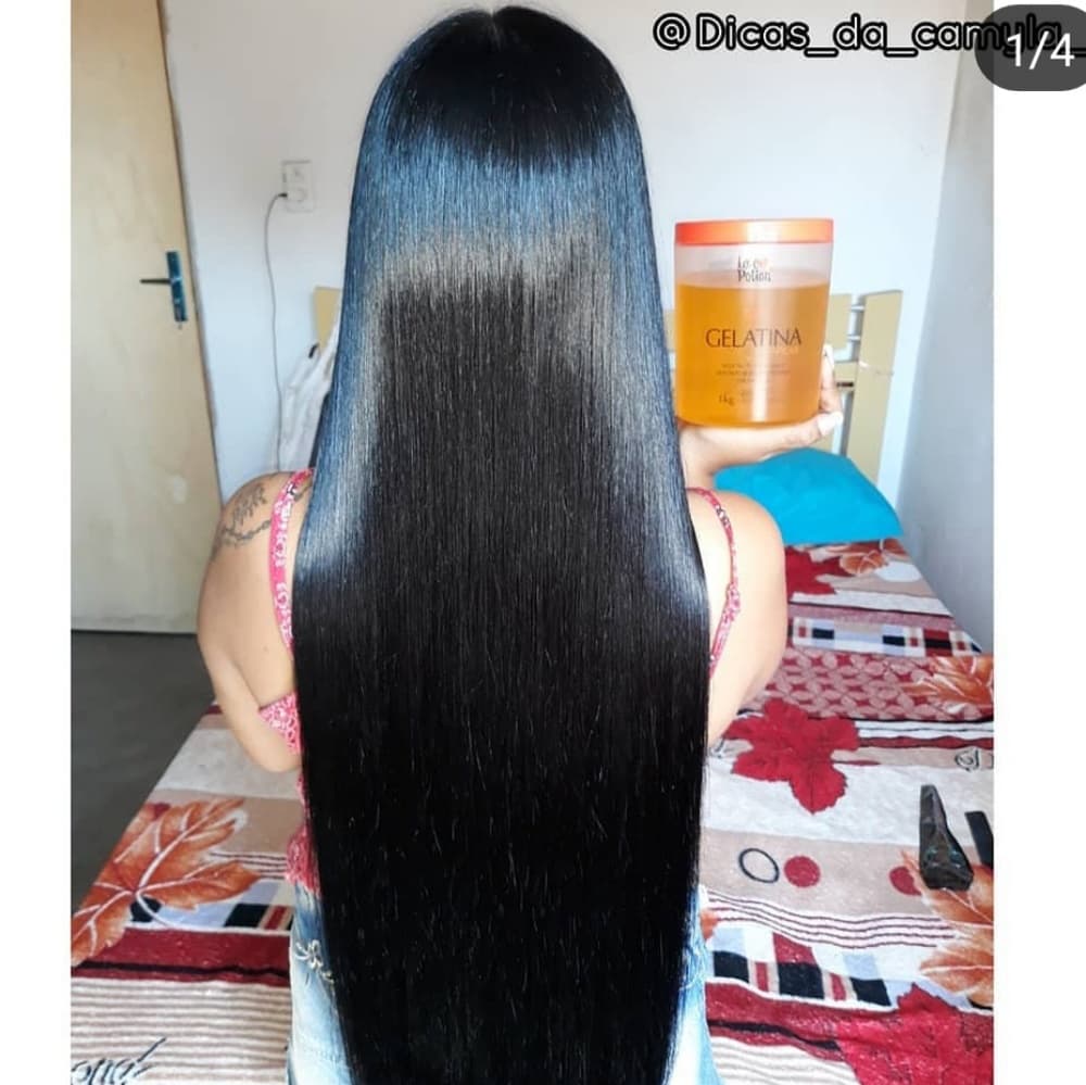 Black Silky Straight Lace Front Wig