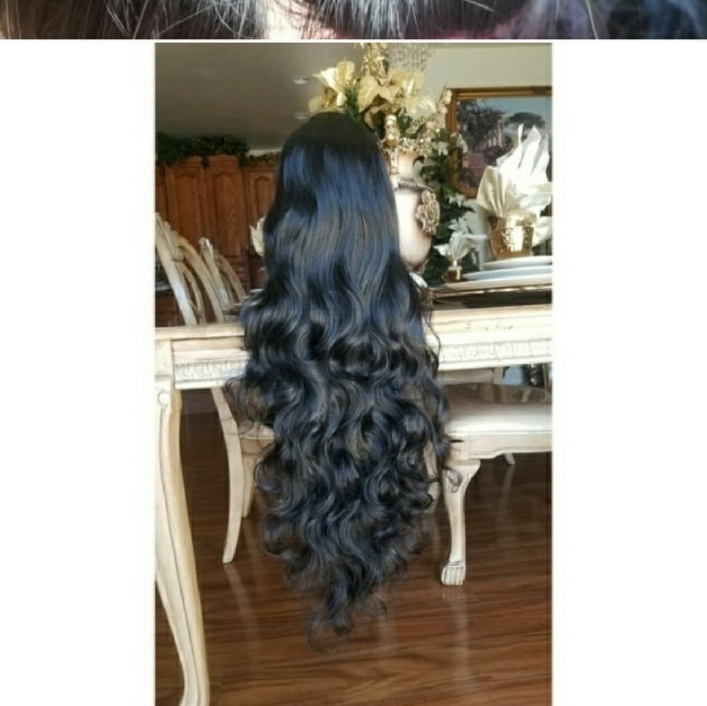 Middle Part Bodywave Wig - Thumbnail 6