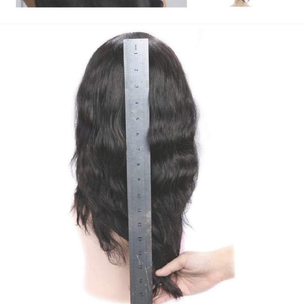 Virgin Brazilian Human Hair Full Wig - Thumbnail 4