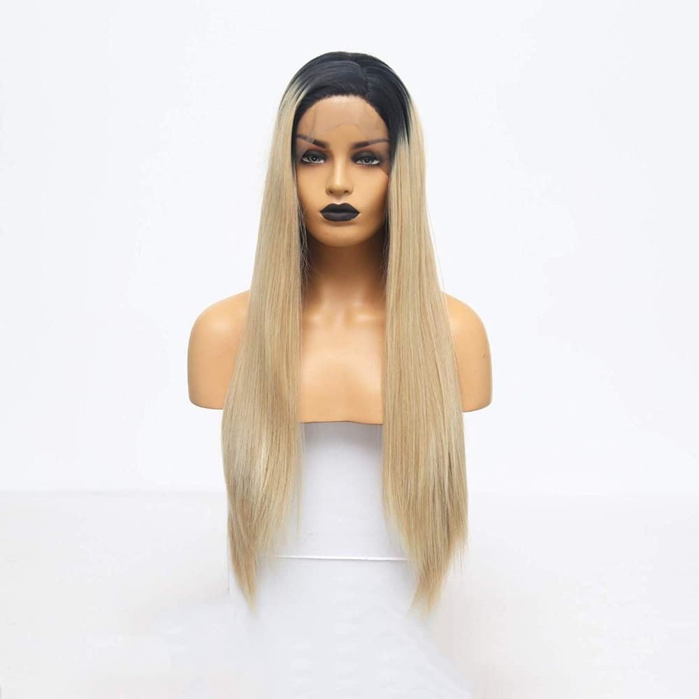 Ombre Blonde Beauty Lace Front Wig - Thumbnail 3
