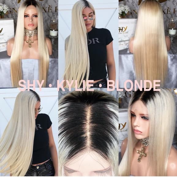 Ombre Blonde Full Lace Wig - Thumbnail 2