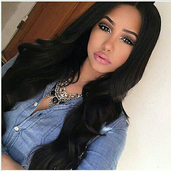 Sexy Black Full Clip in Hair 23-24 inches!! - Thumbnail 2
