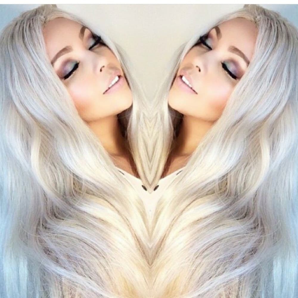 White Blonde Lacefront Wig 22-26 inches!!