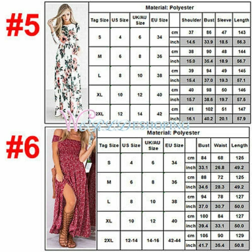 Beautiful Long Maxi Dress-Pick your Style!! - Thumbnail 4