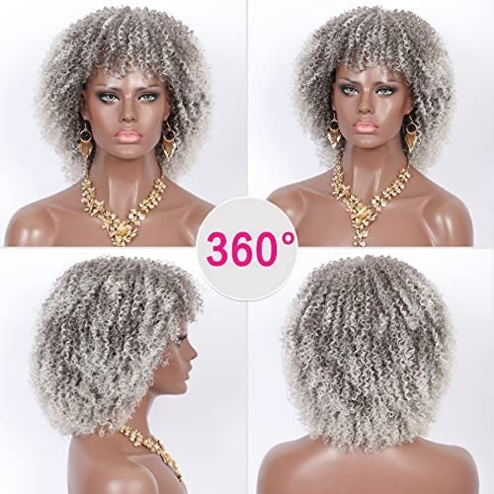 Afro Curly Beauty Full Wig - Thumbnail 2