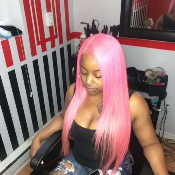 Pink Beauty Lacefront Wig 22-24 inches!! - Thumbnail 9