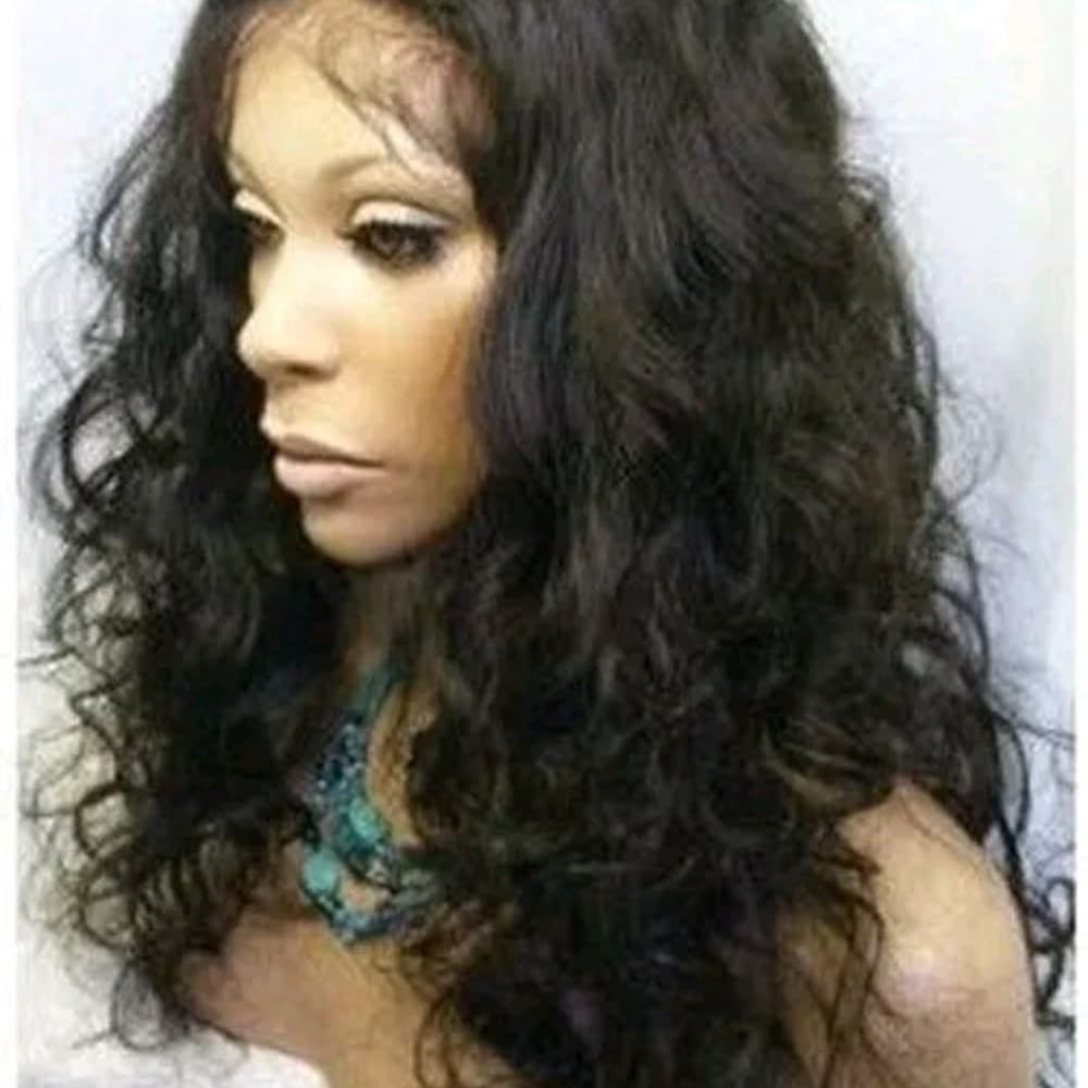 Virgin Remy Curly Bodywave Lacefront Wig 20 inch - Thumbnail 4