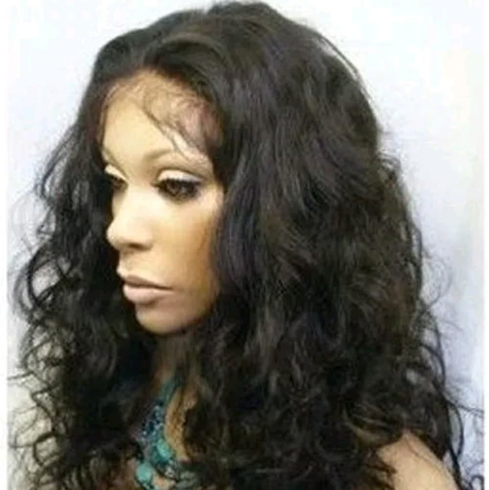 Virgin Remy Curly Bodywave Lacefront Wig 20 inch - Thumbnail 5