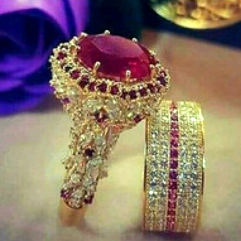 Beautiful Wedding Ring Set - Thumbnail 2
