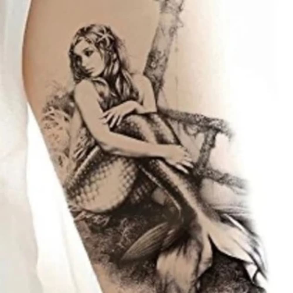 Sexy Women Body Art Temporary Tattoo - Thumbnail 5