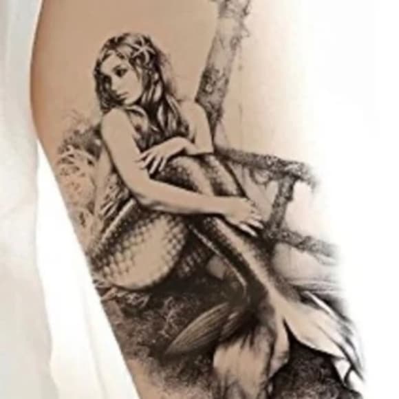 Sexy Women Body Art Temporary Tattoo - Thumbnail 6