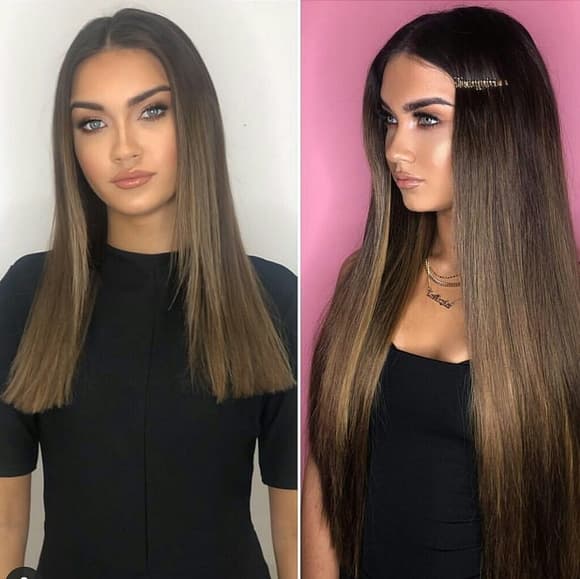 Brown Beauty Clip in Extensions - Thumbnail 2