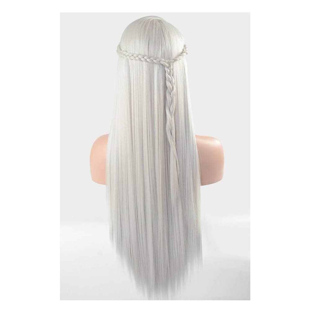 Platinum Blonde Lace front Wig #60 - Thumbnail 5