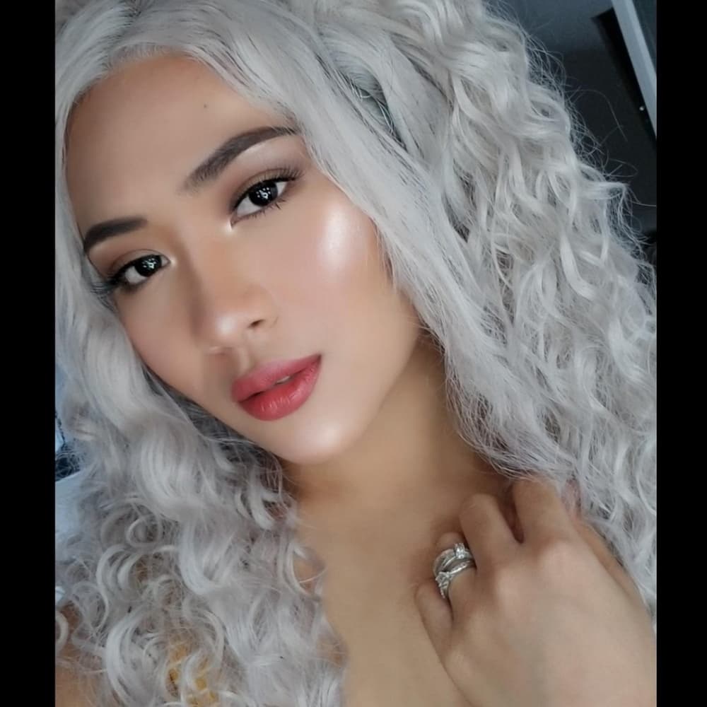 Gray Curly Beauty Lace Front Wig
