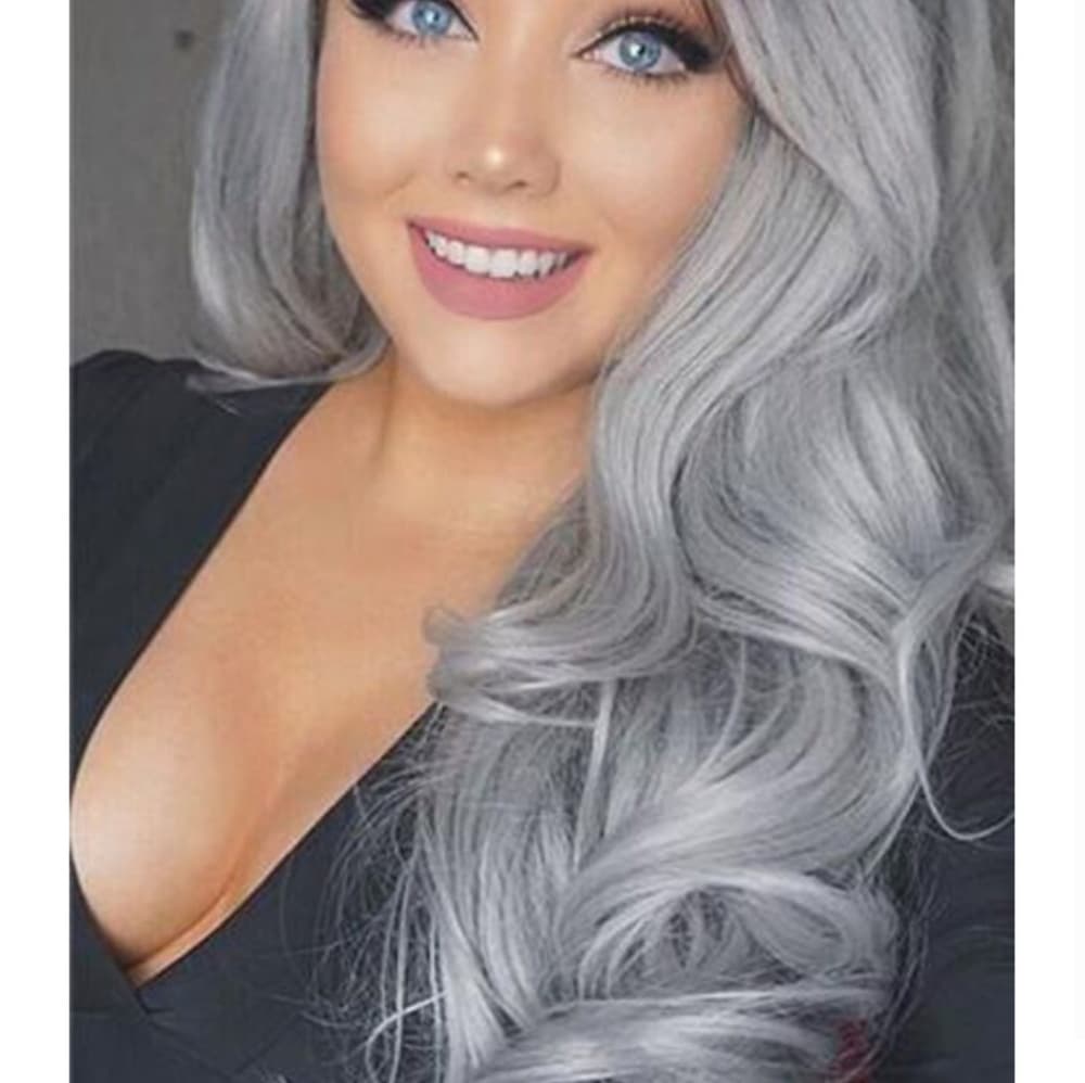 Silver Gray Beauty Wig