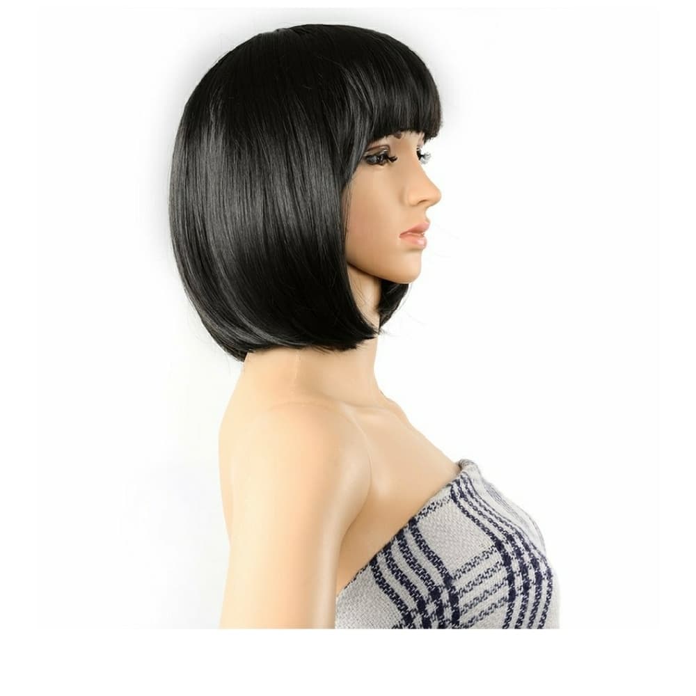 Black Bob Beauty Wig 1e inches!! - Thumbnail 2