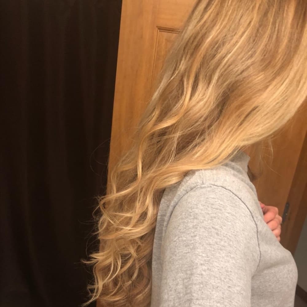 Blonde Full Head Clip in Extension 27/613 - Thumbnail 2