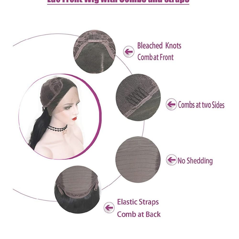 Straight Beauty Lace Front Wig - Thumbnail 4