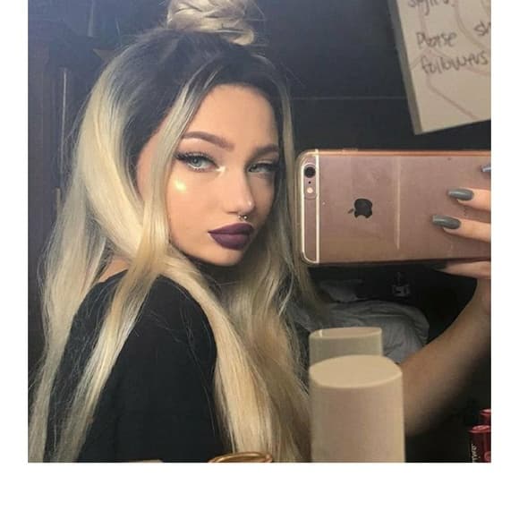 Blonde Ombre Human Hair Wig 18-20 inches!! - Thumbnail 6