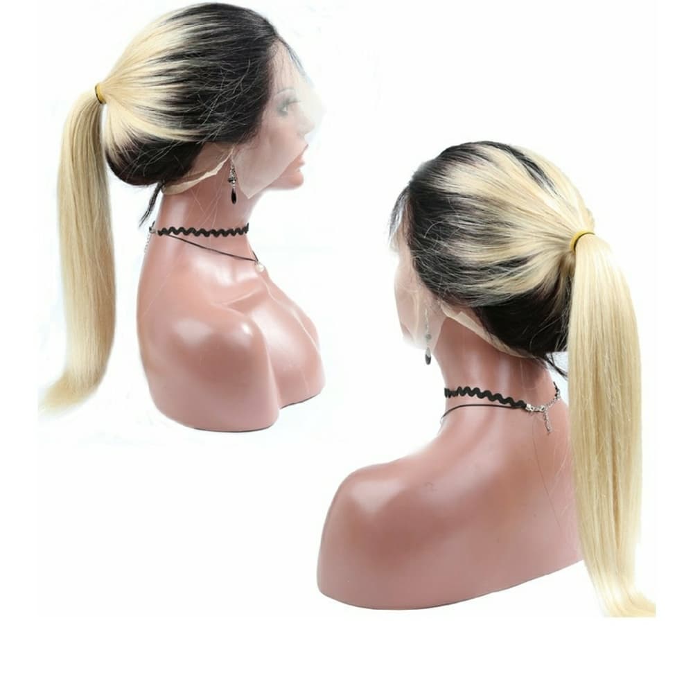 Blonde Ombre Human Hair Wig 18-20 inches!! - Thumbnail 4