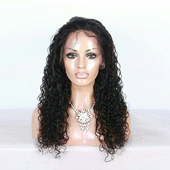 Brazilian Curly Lacefront Wig 16 inches
