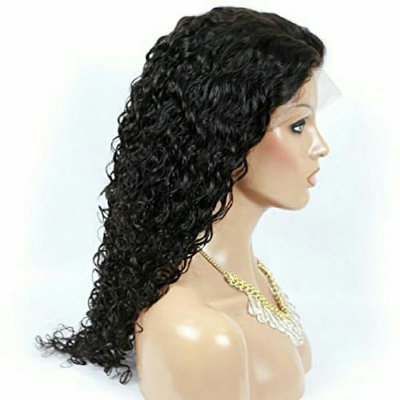 Brazilian Curly Lacefront Wig 16 inches - Thumbnail 3