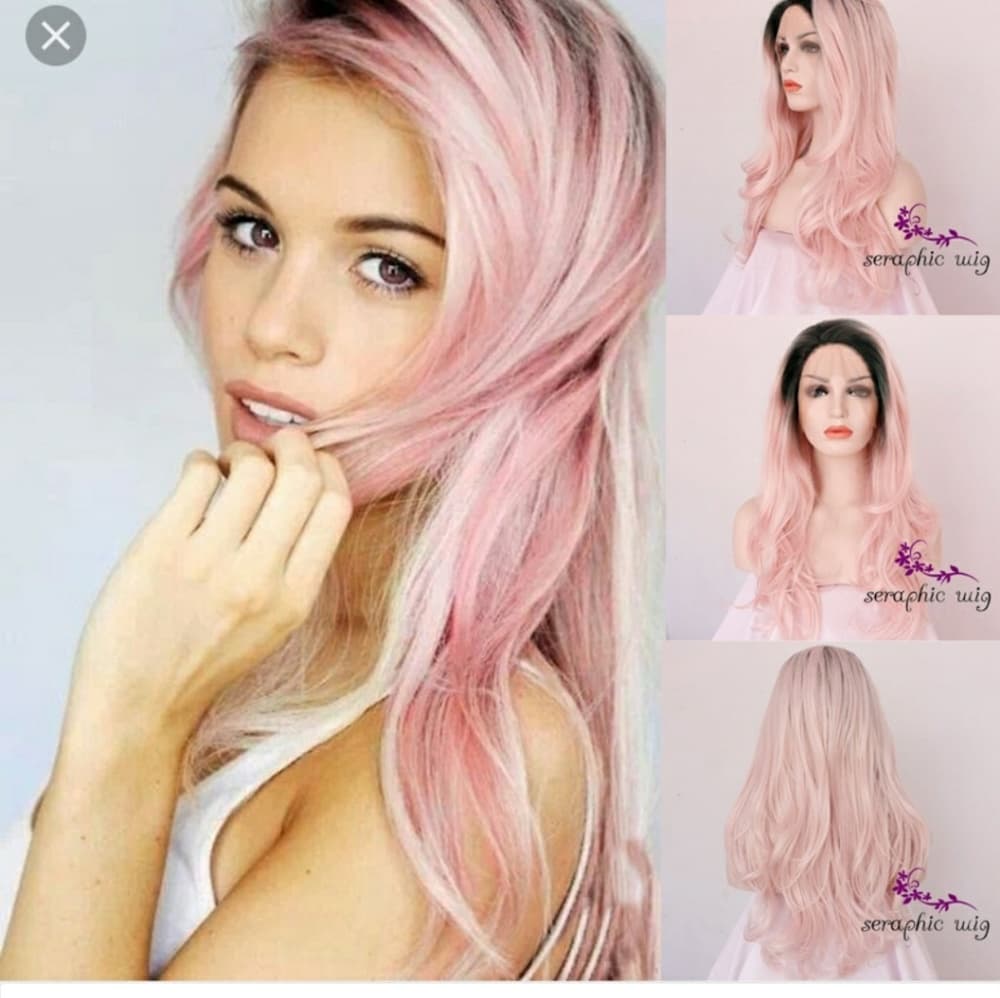 Ombre Pink Beauty LaceFront Wig 22-26 inches!!