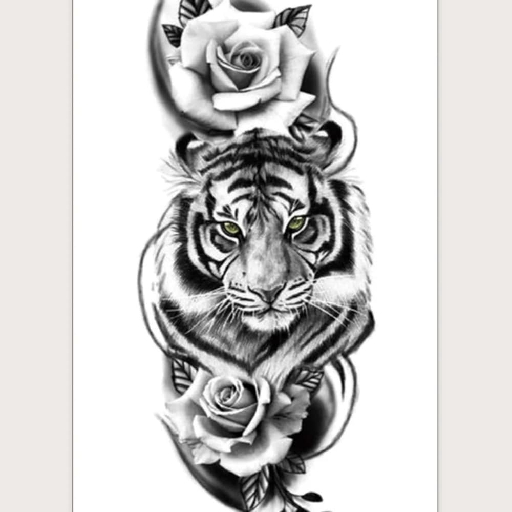 Sexy Women Body Art Temporary Tattoo - Thumbnail 2