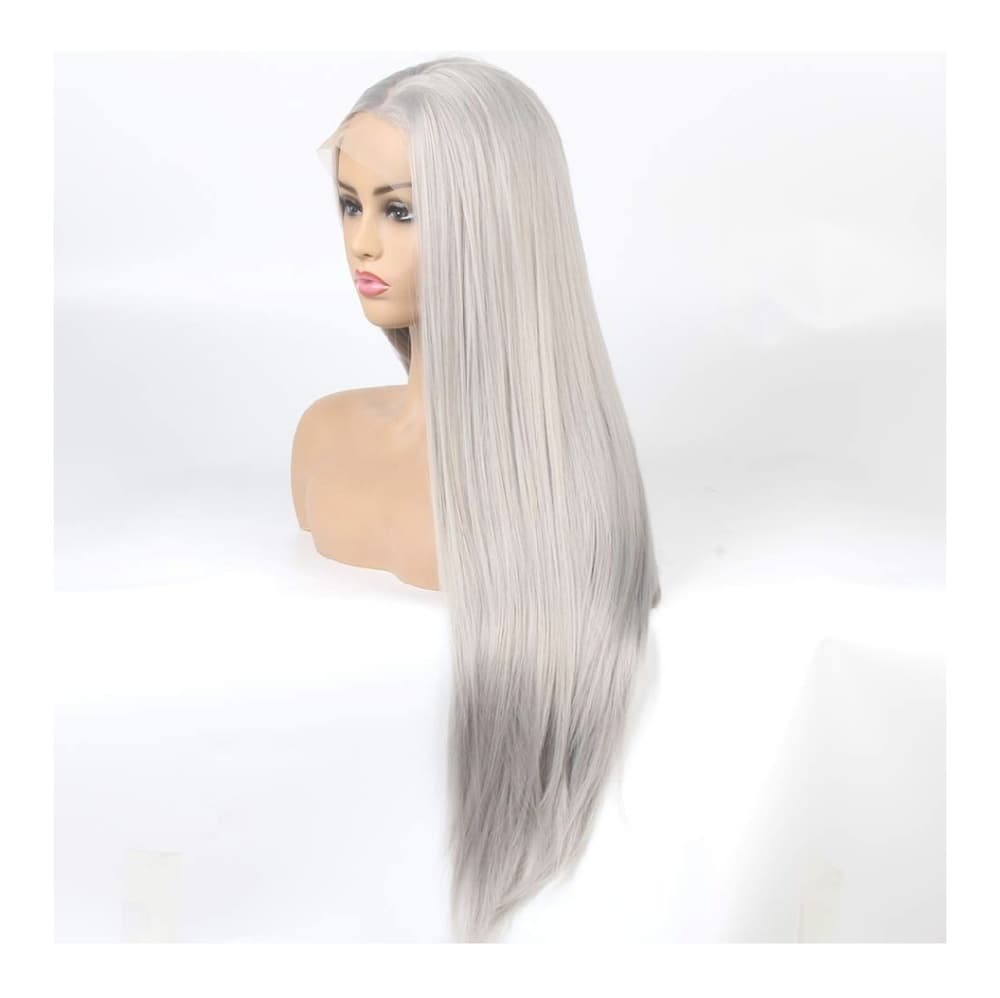 Gray Beauty Lace Front Wig 22-24 inches!! - Thumbnail 4
