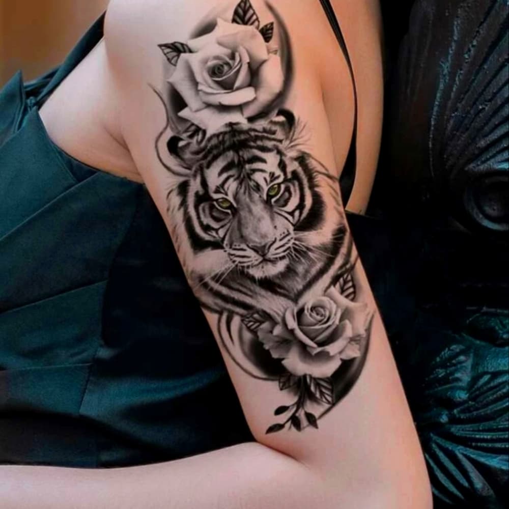 Sexy Women Body Art Temporary Tattoo - Thumbnail 3