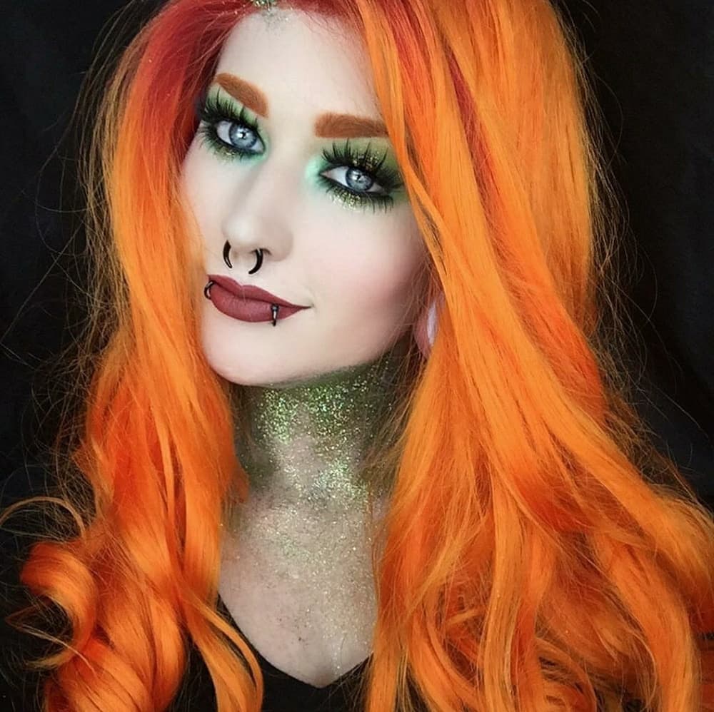 Pumpkin Orange Beauty Lacefront Wig 24-38 inches!! - Thumbnail 8