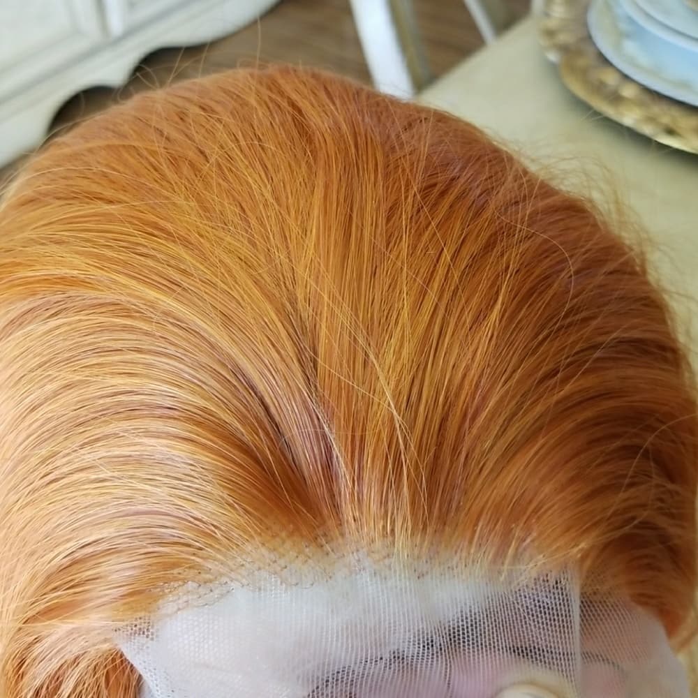 Pumpkin Orange Beauty Lacefront Wig 24-38 inches!! - Thumbnail 4