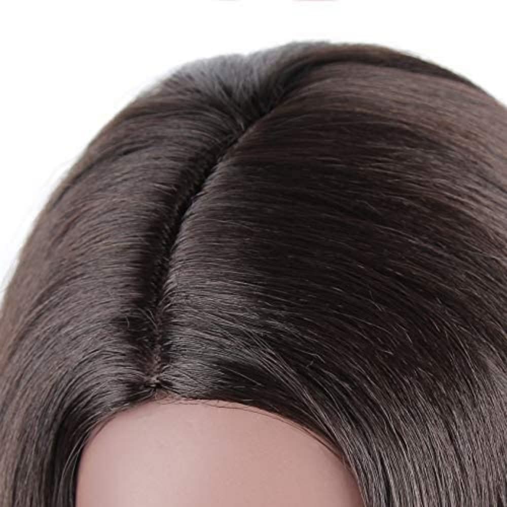 Brown Wavy Full Wig - Thumbnail 4